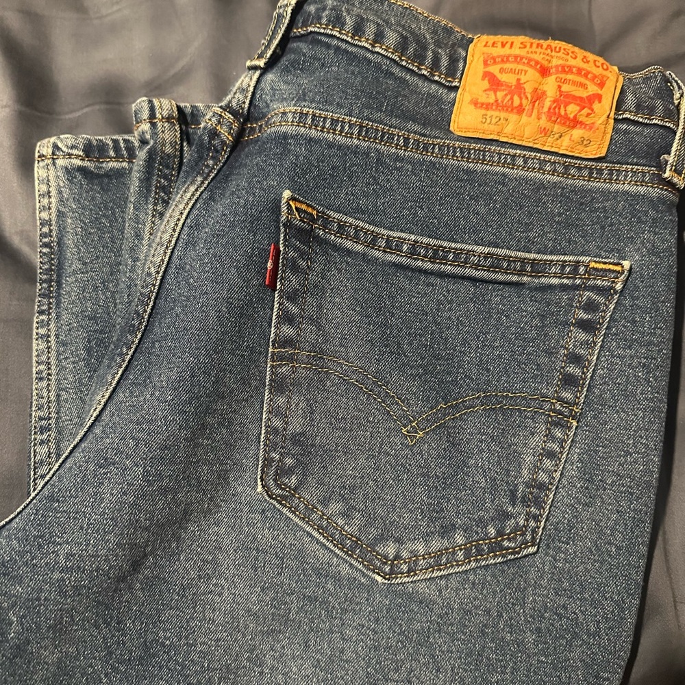 Levi's 512 Men Dark Jeans - Picture 2 of 5